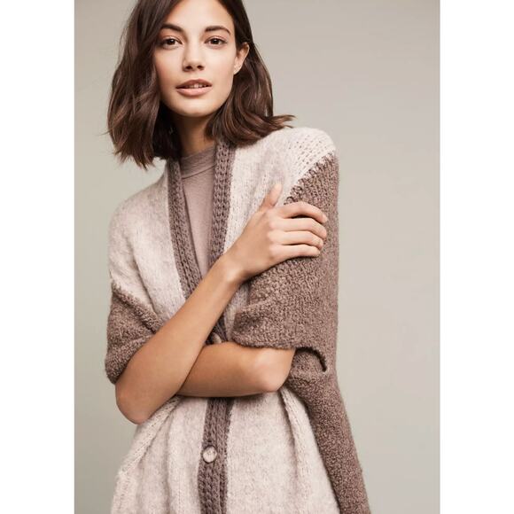 Anthropologie sleeping on snow Oversized Cocoon Cardigan - Picture 2 of 7